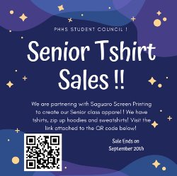 Senior Tshirt Sales Flyer